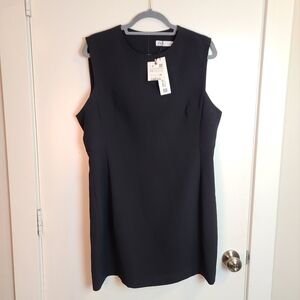 NWT‎ ZARA: Fitted Black Mini Dress XXL